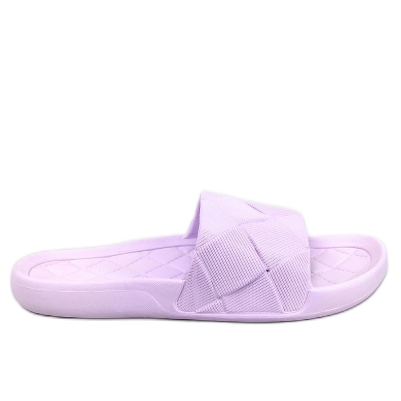 Chanclas de goma moradas violeta