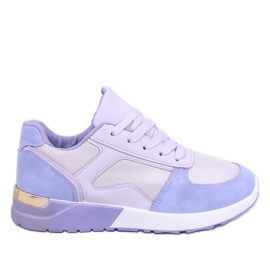 Zapatillas de mujer violeta claro.