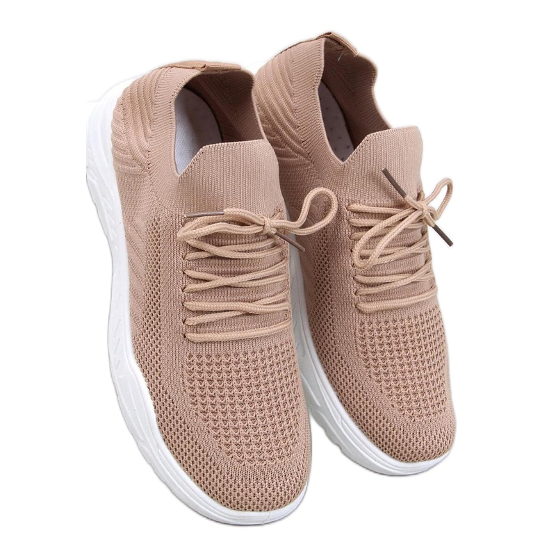 Deportivas calcetín caqui marrón Deportivas calcetín caqui marrón