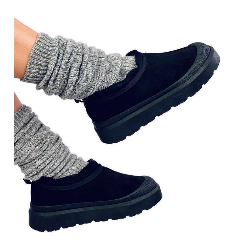 Botas de nieve cortas mujer Negro Botas de nieve cortas mujer Negro