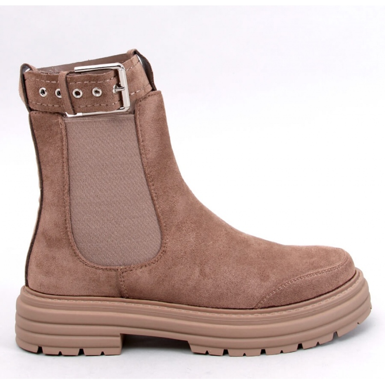 Botas Chelsea de mujer Carls Caqui - Inello marrón