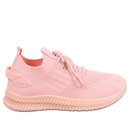Calzado deportivo tipo calcetín para mujer. rosado