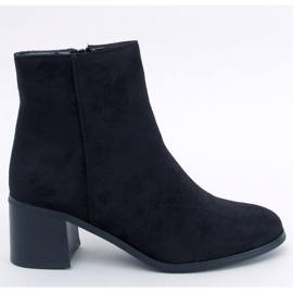 Botines clásicos de tacón Annie Negro - Inello