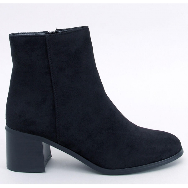 Botines clásicos de tacón Annie Negro - Inello