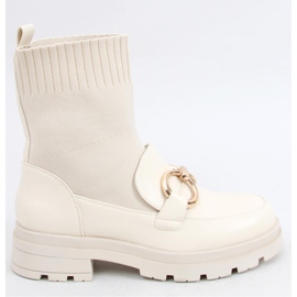 Botines calcetín tono beige - Inello