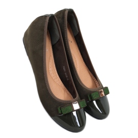 Bailarinas cuña verde Bailarinas cuña verde