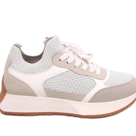 Deportivas mujer beige