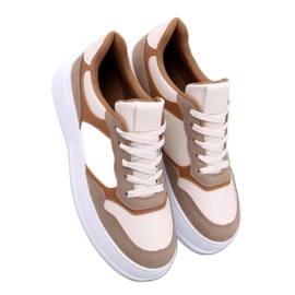 Zapatillas de mujer caqui marrón
