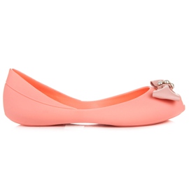 Vices Bailarinas De Goma Con Punta Abierta naranja Vices Bailarinas De Goma Con Punta Abierta naranja