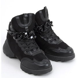 Deportivas Peri negras con cadena desmontable - Inello negro