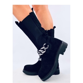 Bota Chelsea Wiley negra de caña larga - Inello negro