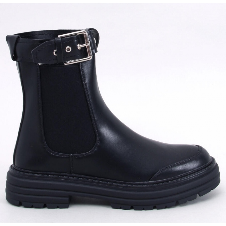 Botas Chelsea de mujer Stoke Negro Pu - Inello