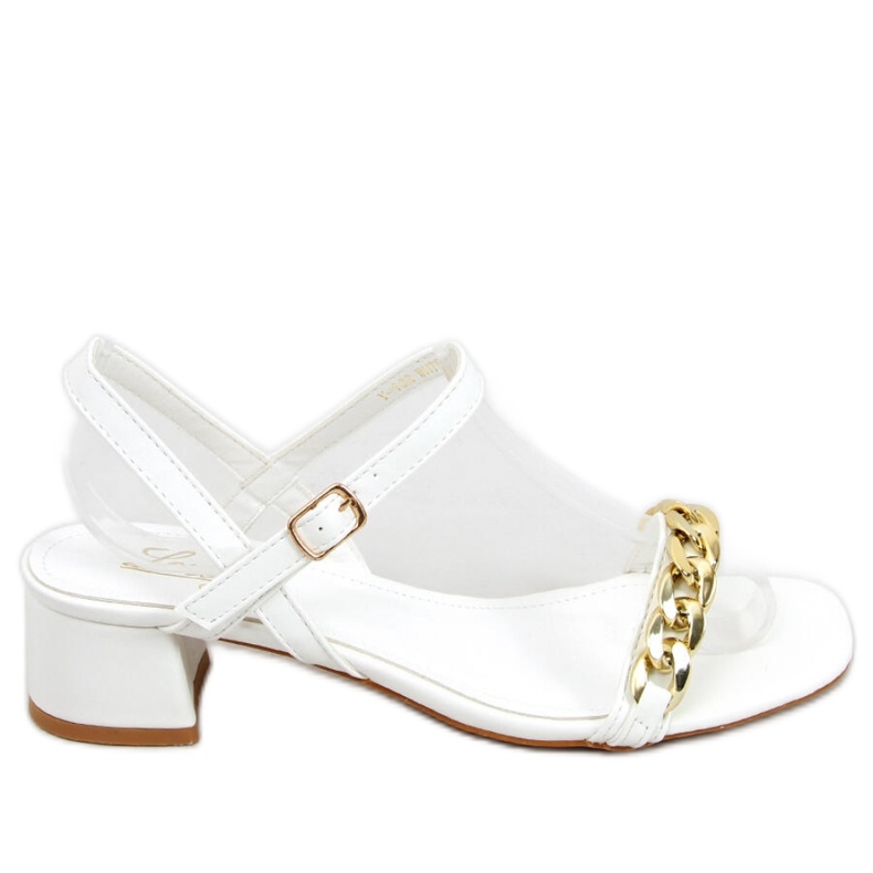 Sandalias tacón bajo Daphne Blanco - Inello