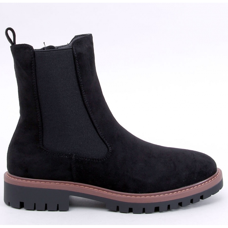 Botas Chelsea Fuqua de ante negro - Inello