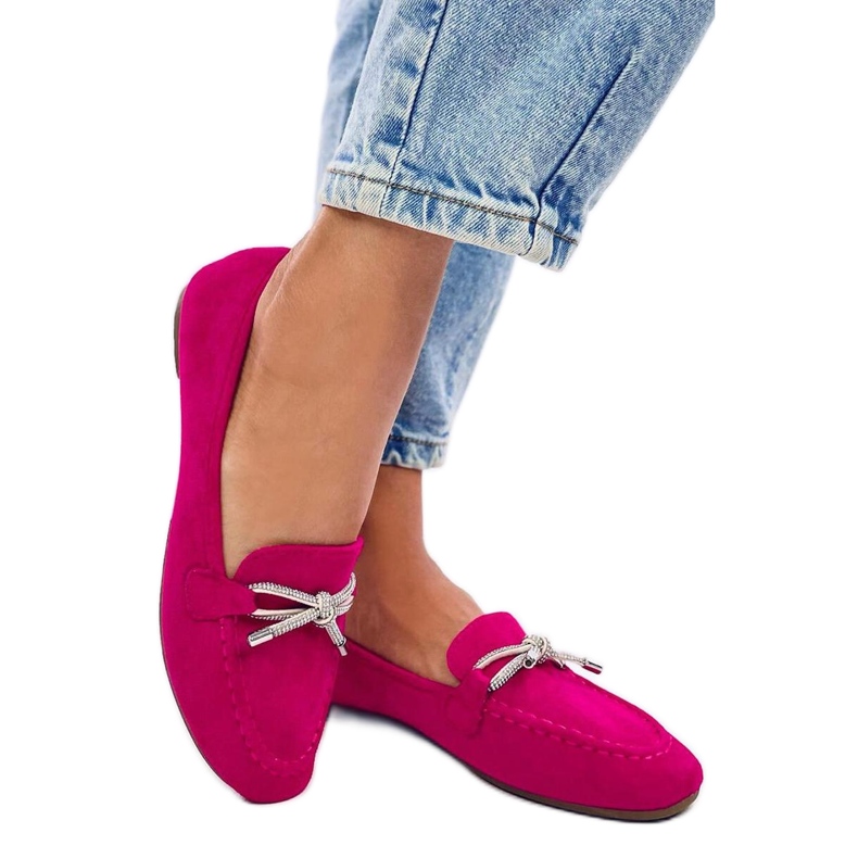 Mocasines Marsoin de ante Fucsia - Inello rosado