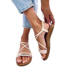 Sandalias de mujer Rostani Beige - Inello