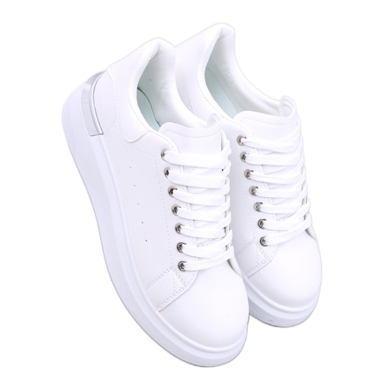 Zapatillas de mujer Raclei blancas - Inello blanco