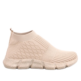 Deportivas dardos calcetín beige - Inello