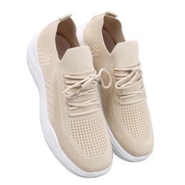 Deportivas calcetín mujer beige Deportivas calcetín mujer beige