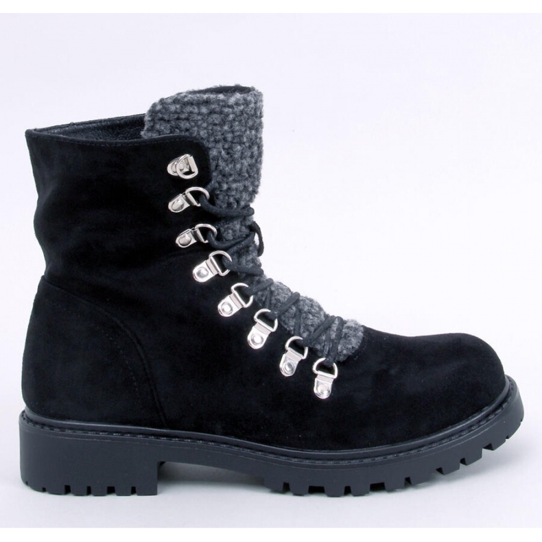 Leggs Botas negras con cordones - Inello negro