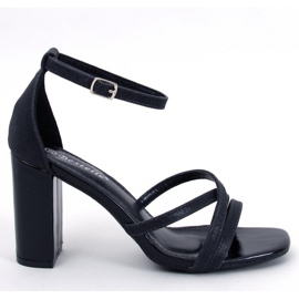 Sandalias tacón Elizabeth negras - Inello negro