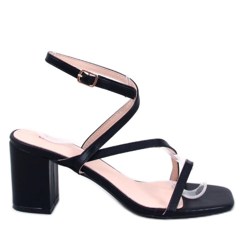 Sandalias tacón Theresa Negro - Inello
