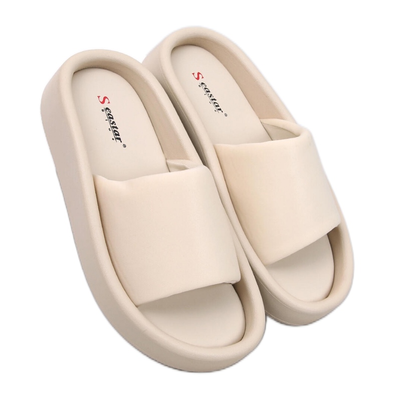 Sandalia de mujer Fontes beige suave - Inello