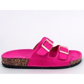 Sandalia Scholki chanclas de corcho Byrd Fucsia - Inello rosado