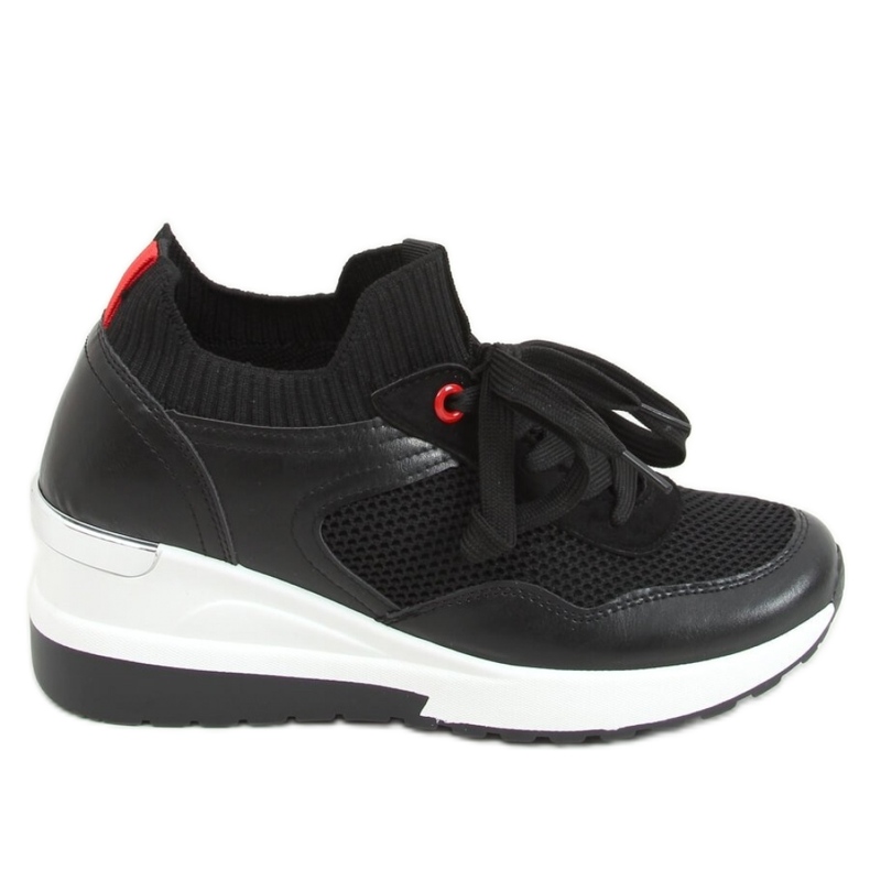 Deportivas Fenix cuña negras - Inello negro Deportivas Fenix cuña negras - Inello negro