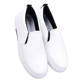 Zapatillas slip-on Alliot blancas - Inello negro