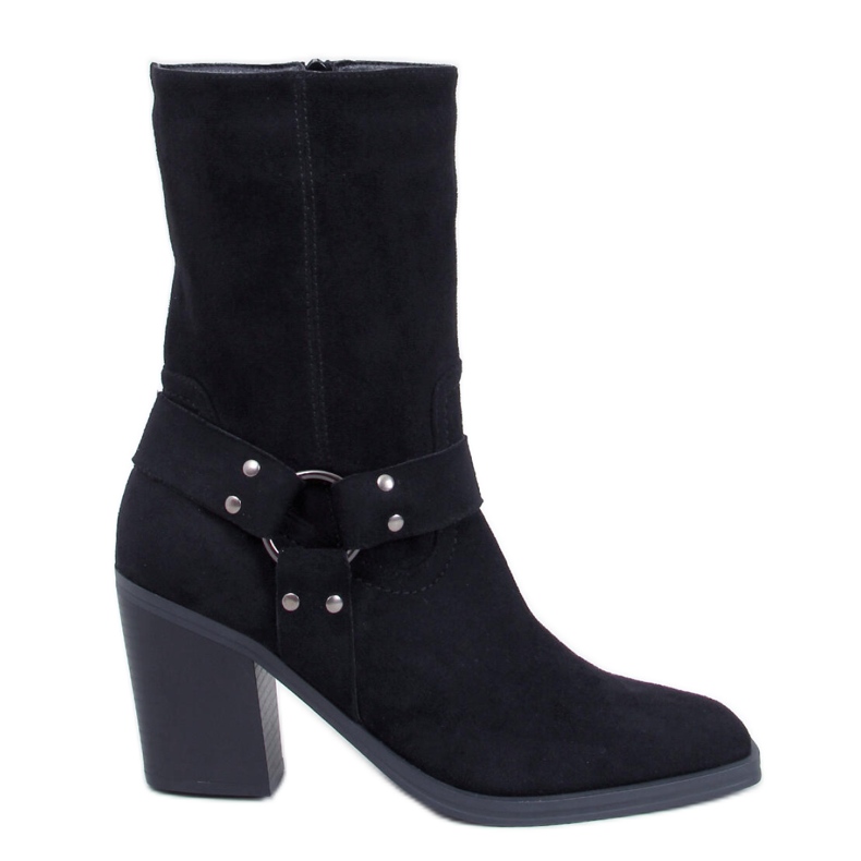 Botas cowboy Hardin ante negro - Inello Botas cowboy Hardin ante negro - Inello