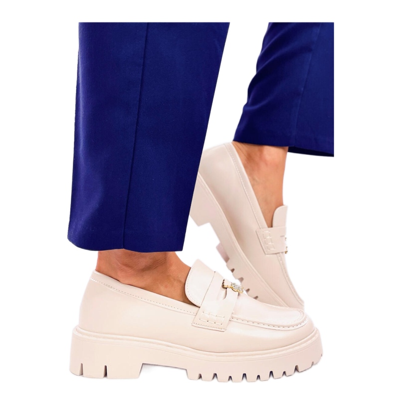 Mocasines plataforma Rimet Beige - Inello Mocasines plataforma Rimet Beige - Inello