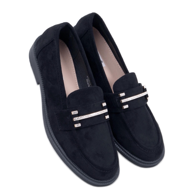 Mocasines de mujer Ferdis Negro - Inello