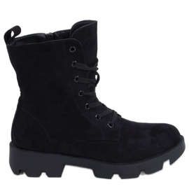 Botas trabajadoras de ante negro Pansy - Inello