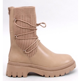 Botines calcetín Willet caqui - Inello beige Botines calcetín Willet caqui - Inello beige
