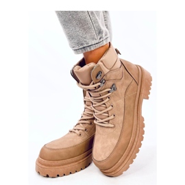 Botines trampero Mathen Caqui - Inello marrón