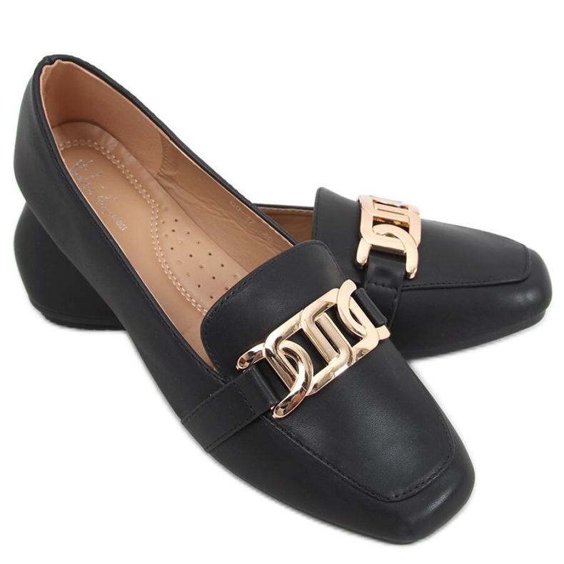 Mocasines de mujer Lidia Negro - Inello