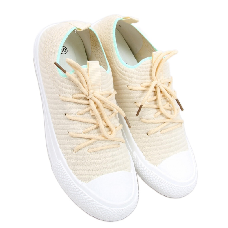 Deportivas tipo calcetín de mujer Bruni LT.BEIGE - Inello Deportivas tipo calcetín de mujer Bruni LT.BEIGE - Inello