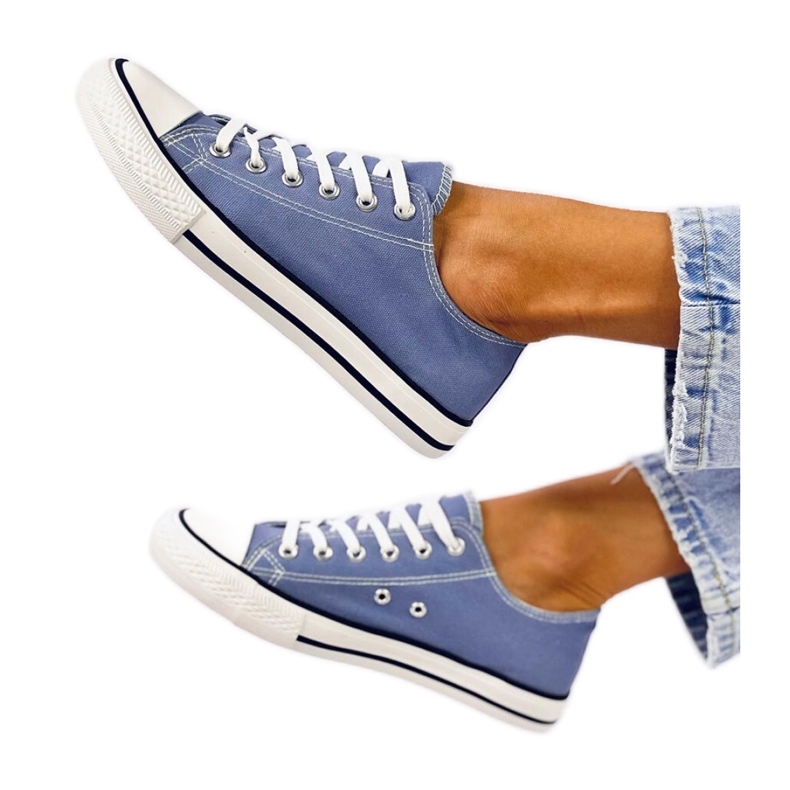 Zapatillas clásicas de mujer Basic Jeans - Inello azul Zapatillas clásicas de mujer Basic Jeans - Inello azul