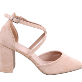 Thois Salón beige con tiras cruzadas - Inello