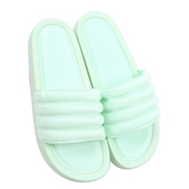 Sandalia chanclas de mujer Minno LT.GREEN - Inello verde
