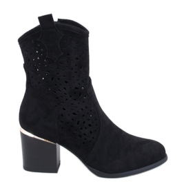 Antares Bota cowboy calada ante negro - Inello Antares Bota cowboy calada ante negro - Inello