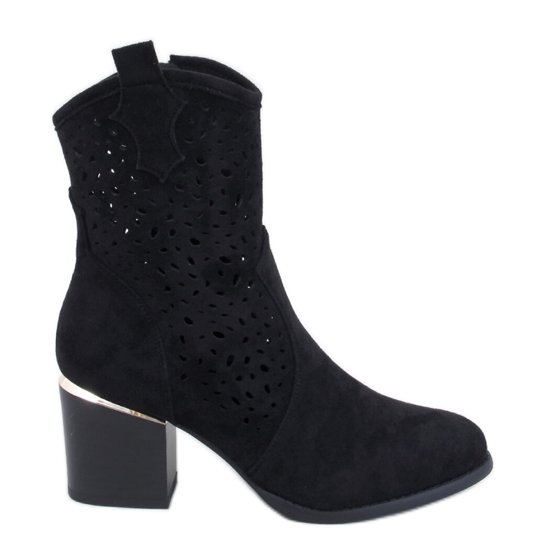 Antares Bota cowboy calada ante negro - Inello