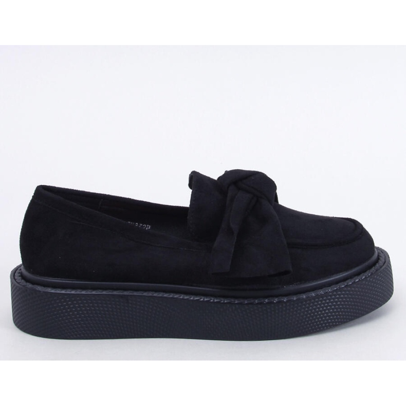 Tempelton Mocasines ante negro con lazo - Inello