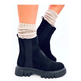 Swanson Botas Chelsea altas negras - Inello negro
