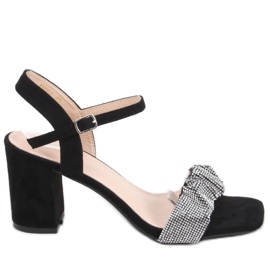 Dash Sandalias tacón ancho negro - Inello