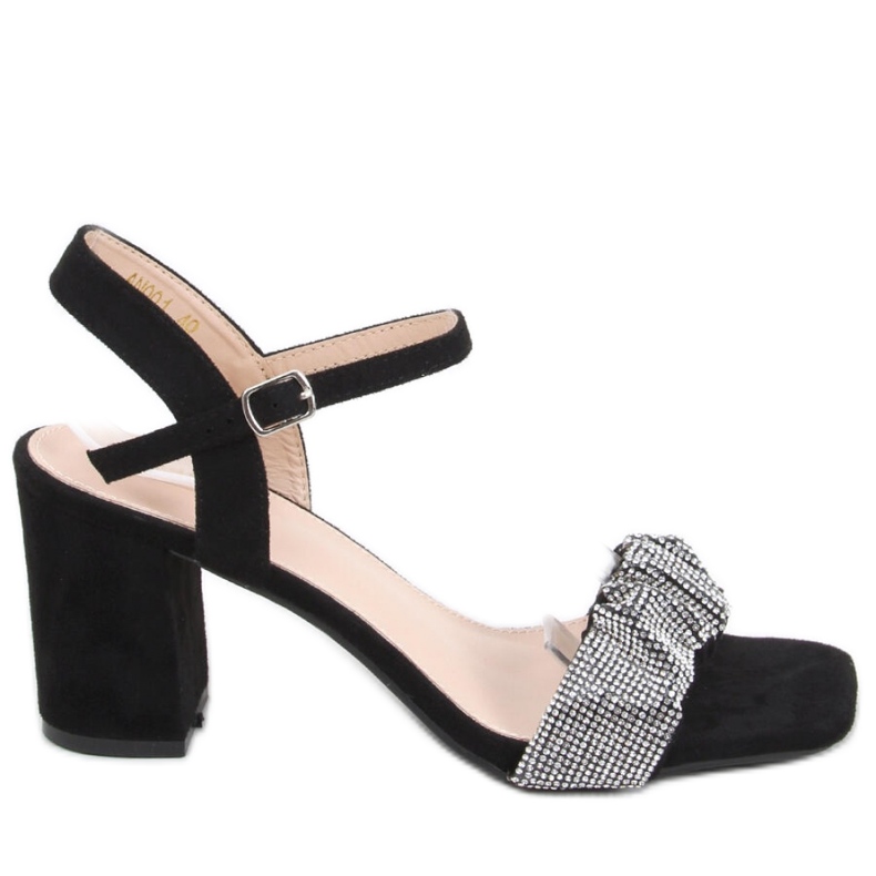 Dash Sandalias tacón ancho negro - Inello Dash Sandalias tacón ancho negro - Inello