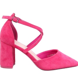 Salón Thois fucsia con tiras cruzadas - Inello rosado