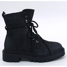 Botines con cordones y protector Simmo Negro - Inello