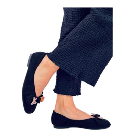 Cranny Bailarinas negras con osito dorado - Inello negro Cranny Bailarinas negras con osito dorado - Inello negro